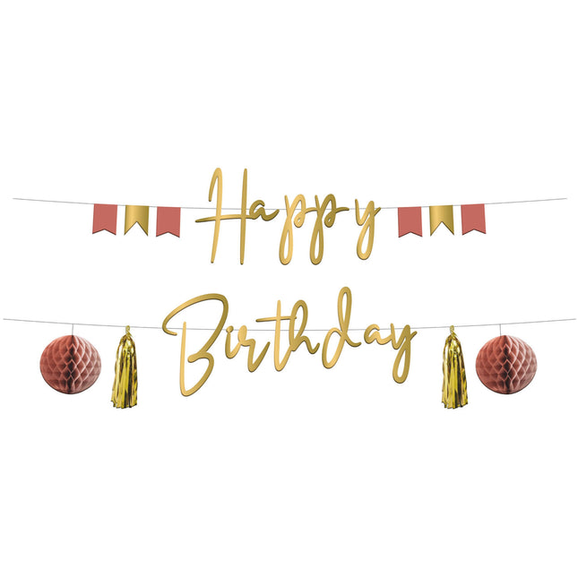 Happy Birthday Letterslinger Golden Dusk 1,5m