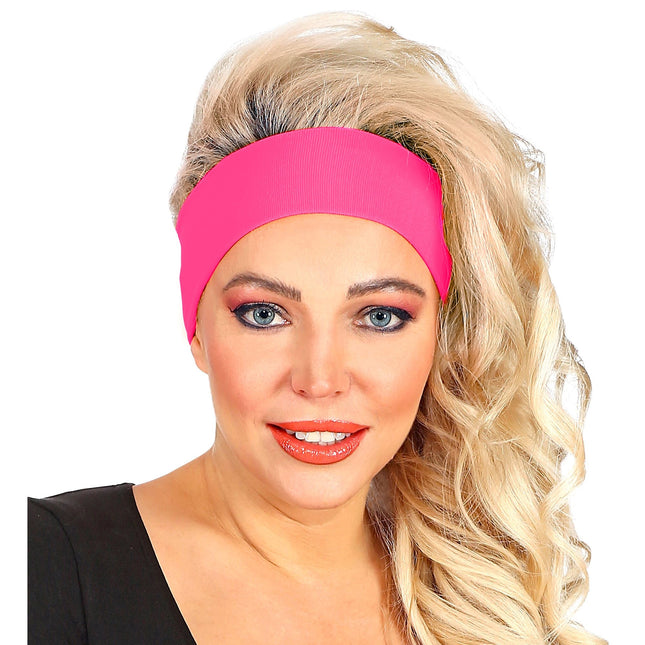 Neon Roze Hoofdband