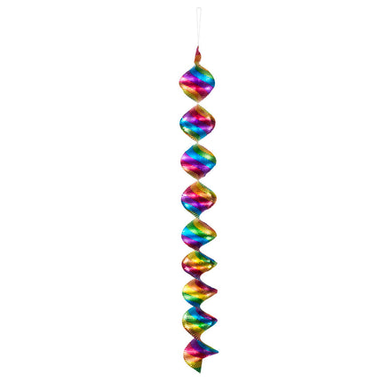 Regenboog Hangdecoratie Spiralen 60cm 4st