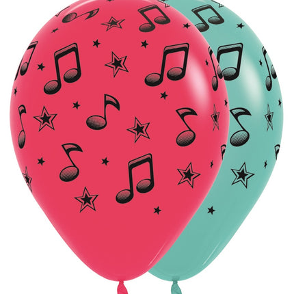 Ballonnen Music Notes 30cm 25st