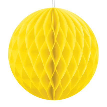 Honeycomb Bal Geel 10cm