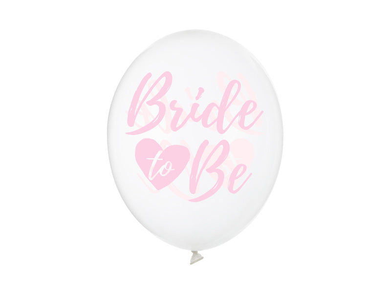 Bride To Be Ballonnen Roze 30cm 6st