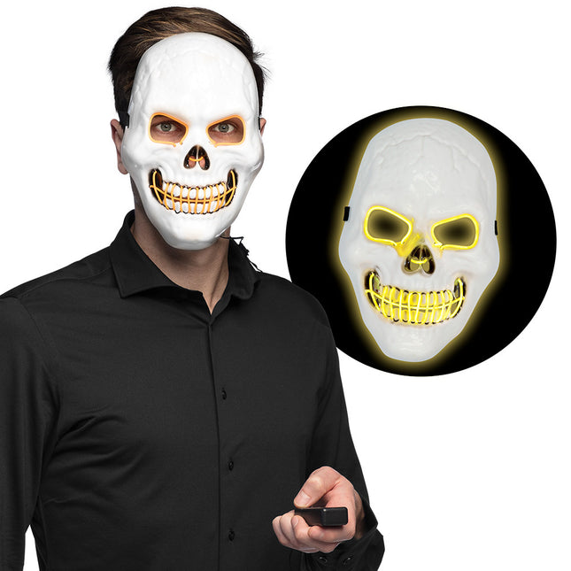 Halloween Led-Masker Killer Skull