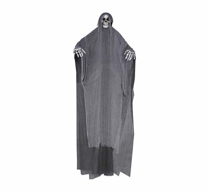 Grijze Halloween Hangdecoratie Skelet 3,2m