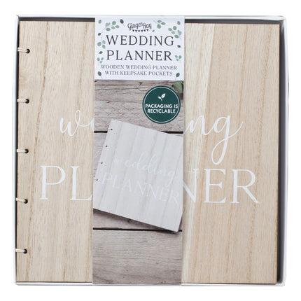 Weddingplanner Hout 20,5cm