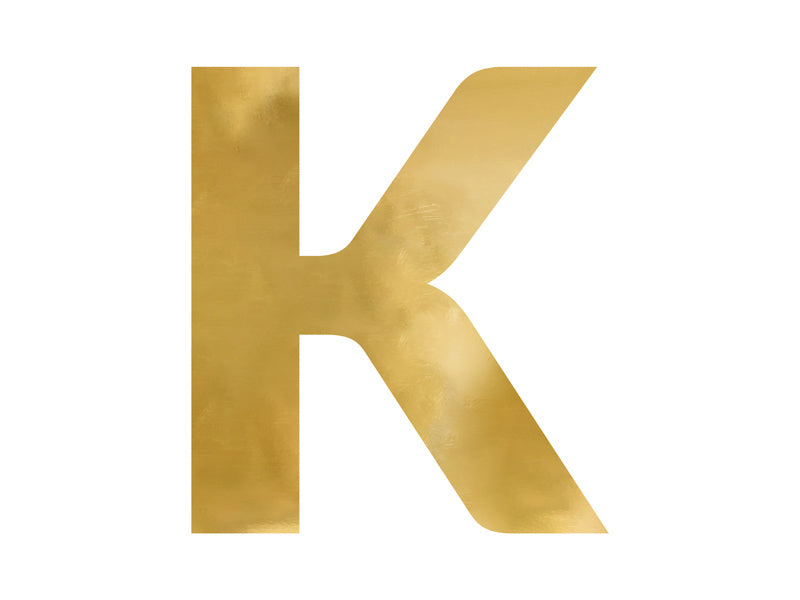 Spiegelletter K Goud 60cm