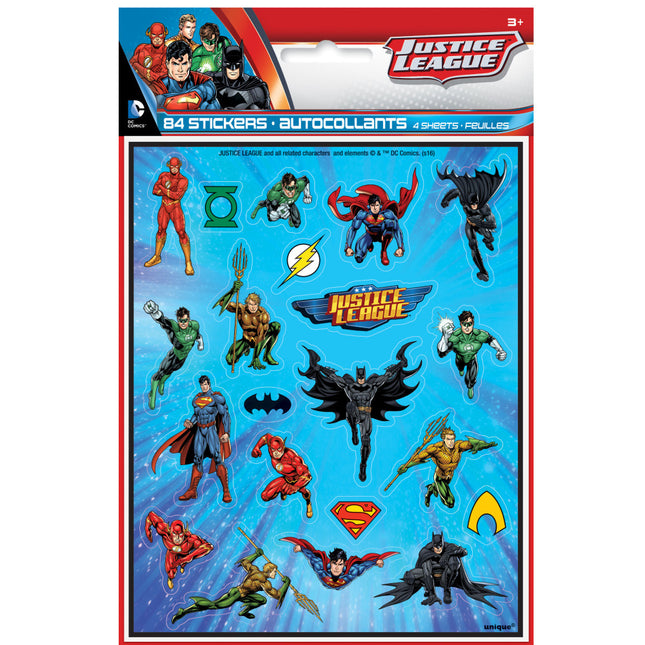 Justice League Stickers 4st