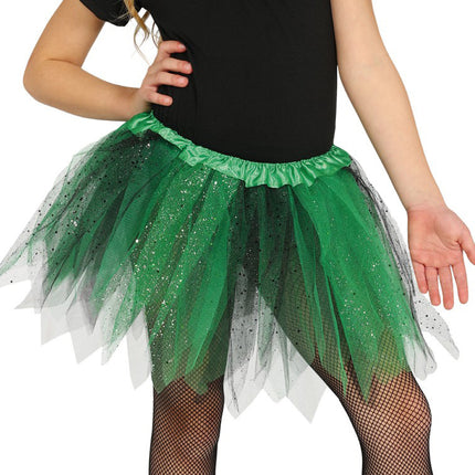 Groene Tutu Glitter Kind 31cm