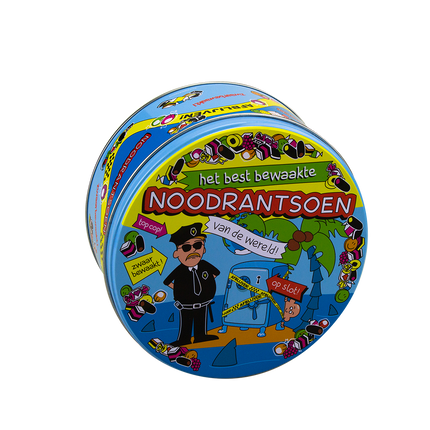 Snoeptrommel Noodrantsoen 14cm