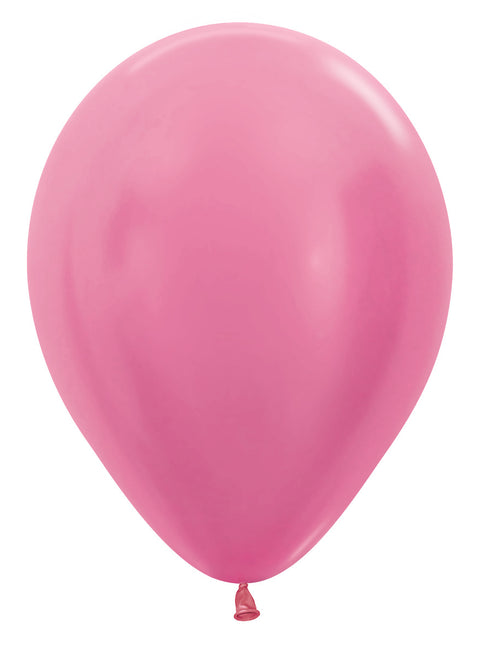 Ballonnen Pearl Fuchsia 30cm 50st