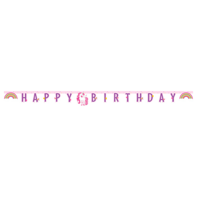 Unicorn Letterslinger Happy Birthday