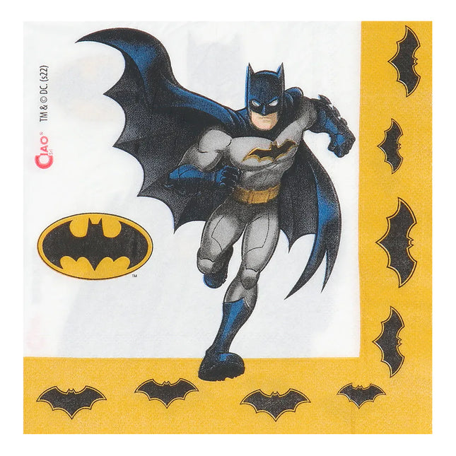 Batman Servetten 33cm 20st