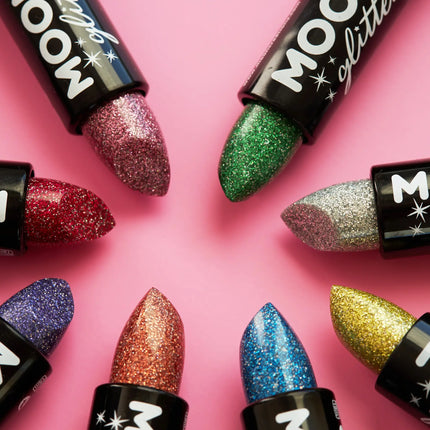 Moon Glitter Holographic Glitter Lipstick Green 4.2g