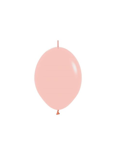 Ballonnen Pastel Matte Melon 15cm 50st