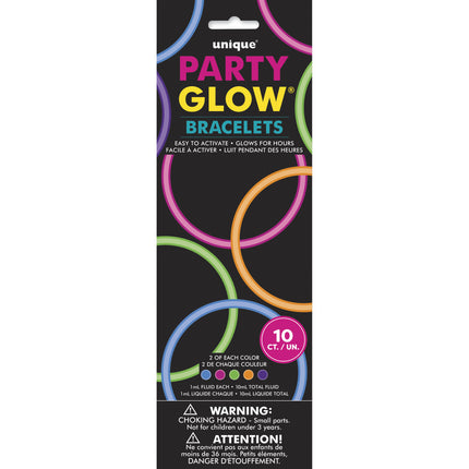 Armbanden Glow In The Dark 10st