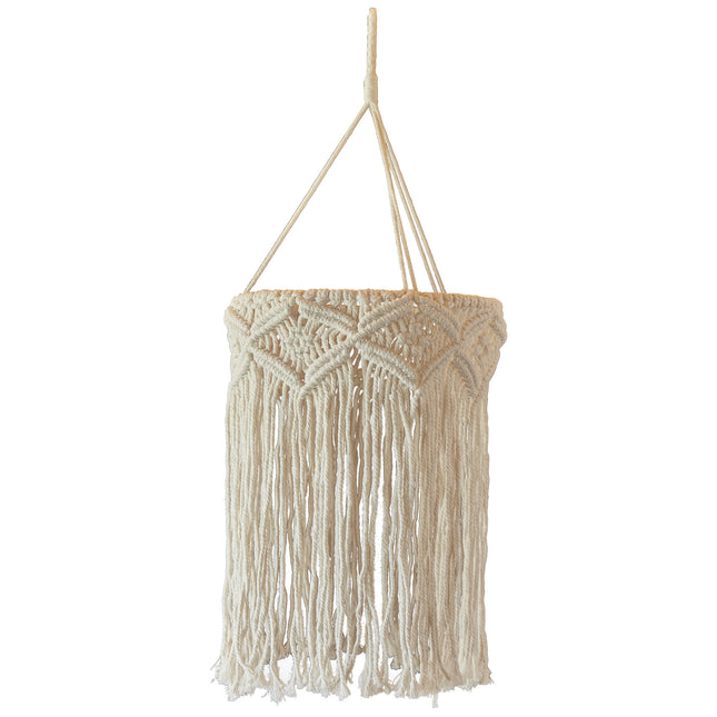 Beige Hangdecoratie Macrame 40cm