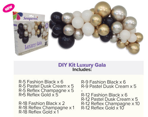 Ballonnen DIY Balloon Kit Luxury Gala