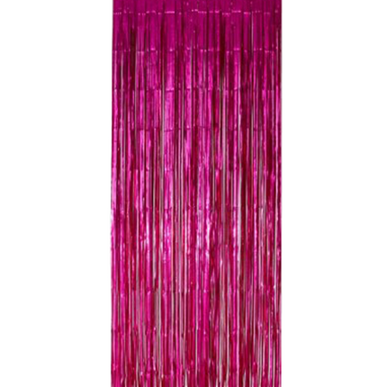 Fuchsia Deurgordijn Folie 2,4m