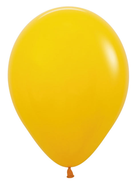 Ballonnen Honey Yellow 30cm 12st