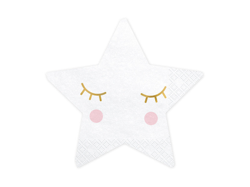 Little Star Star Servetten 16cm 20st