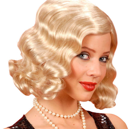 Blonde Pruik Roaring 20'S