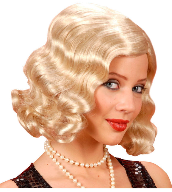 Blonde Pruik Roaring 20'S