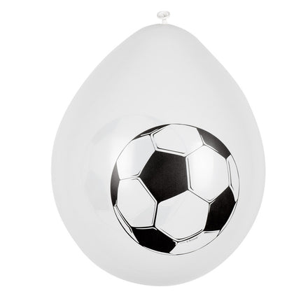 Voetbal Ballonnen 25cm 6st