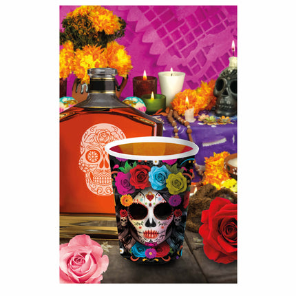 Halloween Bekers Doodshoofd 240ml