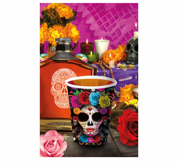 Halloween Bekers Doodshoofd 240ml