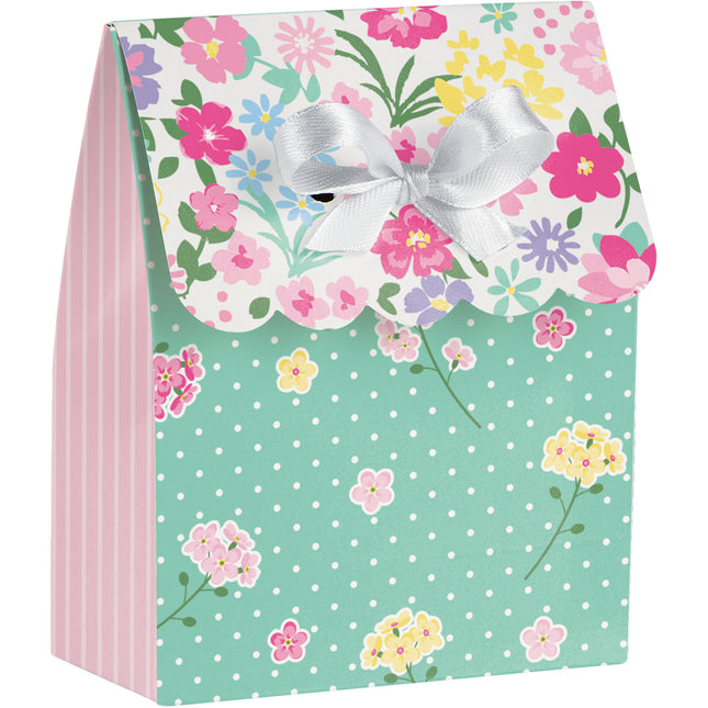 Uitdeelbox Bloemen 11,5cm 12st