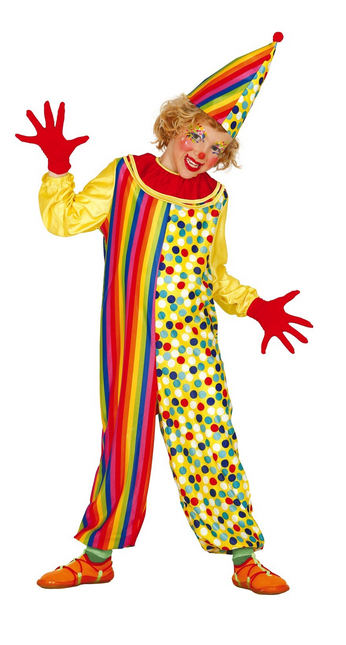 Clownspak Kind Gekleurd