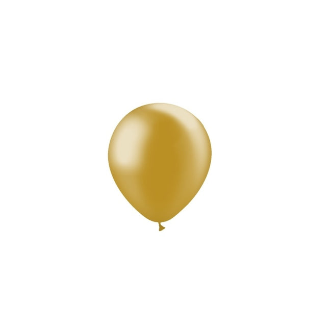 Gouden Ballonnen Metallic 13cm 100st