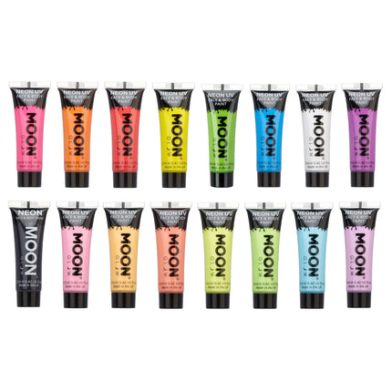 Moon Glow Pastel Neon UV Face Paint Pastel Coral 12ml