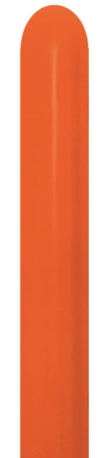 Modelleerballonnen Orange 7,6cm 152cm 50st