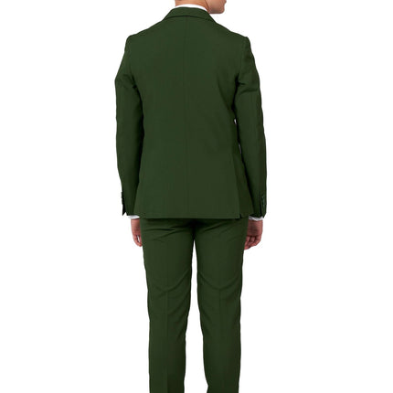 Donkergroen Pak Jongen Tiener OppoSuits