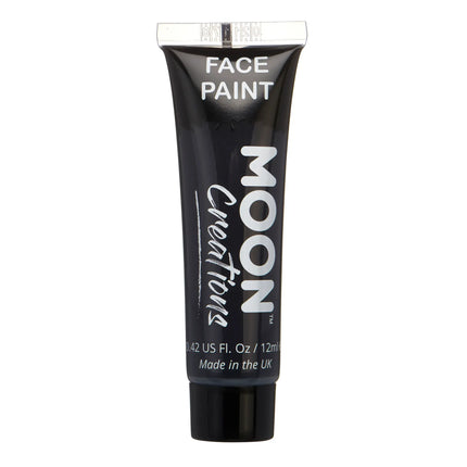 Moon Creations Face Paint Black 12ml