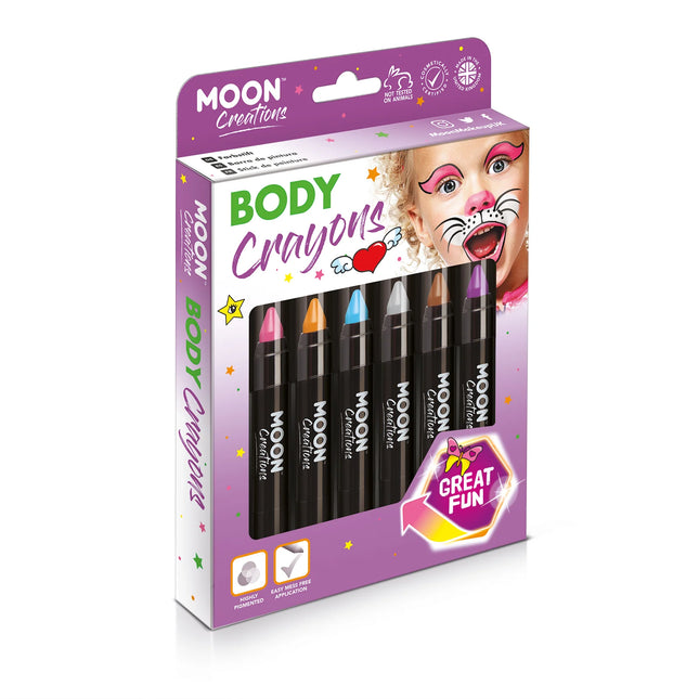 Moon Creations Body Crayons Purple 3.2g