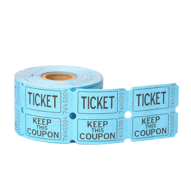 Dubbele Tickets Rol 5,1cm 500st