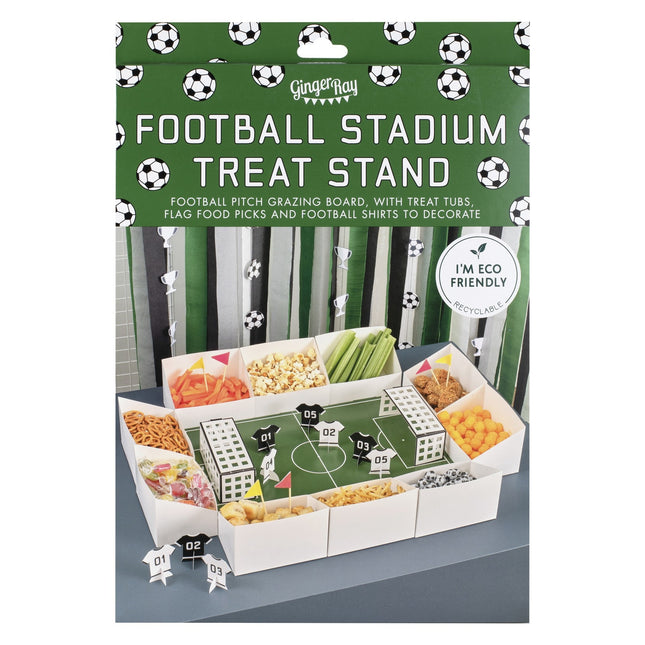 Voetbal Tafeldecoratie Snackbord 48cm