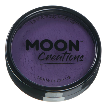 Moon Creations Pro Face Paint Cake Pots Purple 36g