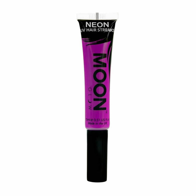 Moon Glow Neon UV Hair Streaks Intense Purple