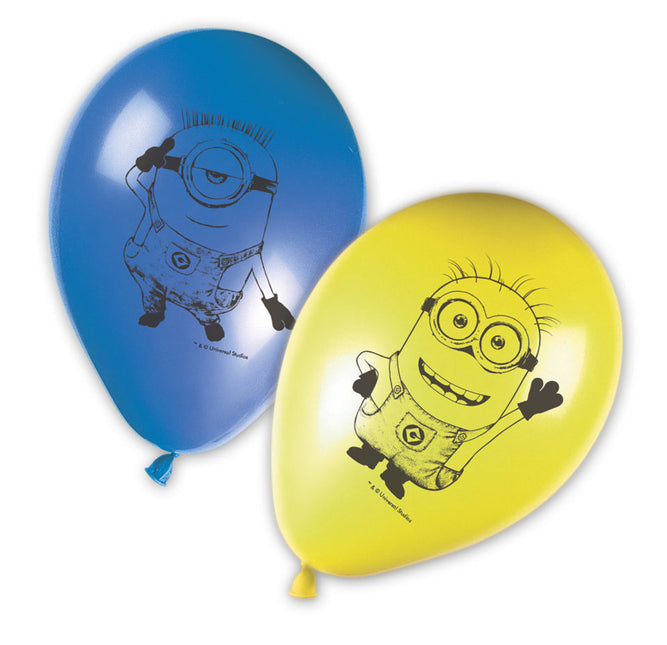 Minions Ballonnen 28cm 8st