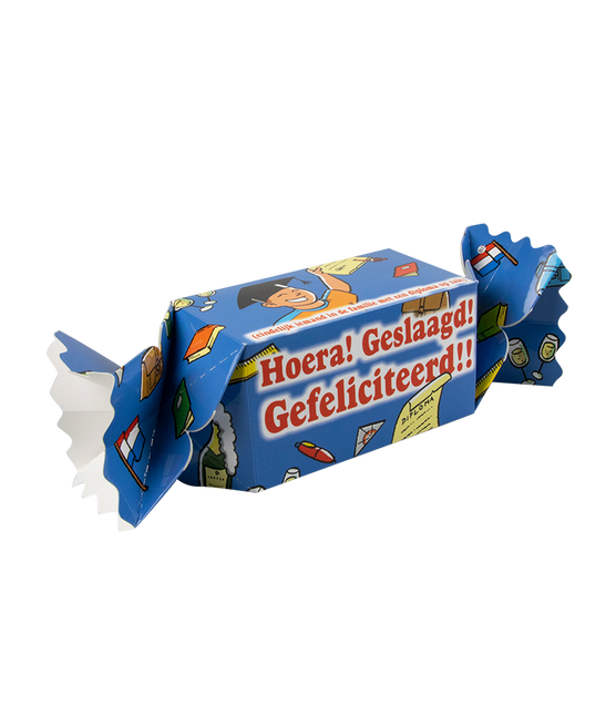 Geschenkdoosje School Geslaagd 26cm