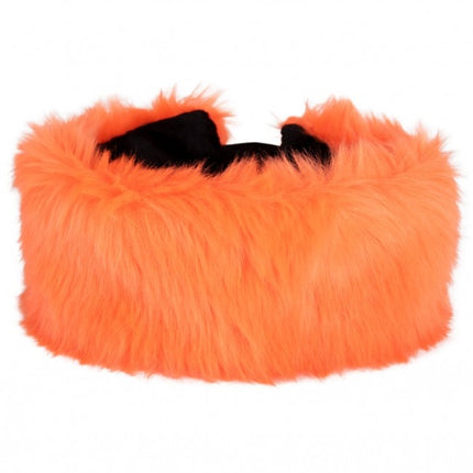 Hoofdband Pluche Orange