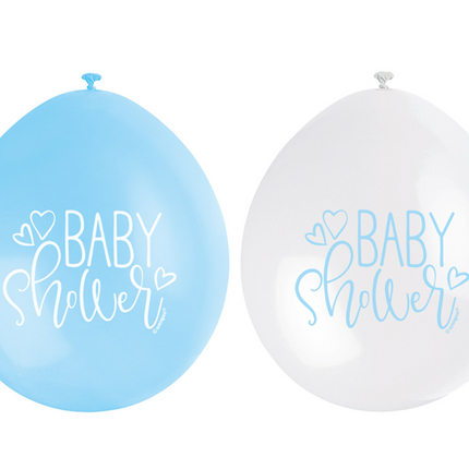 Geboorte Ballonnen Baby Shower Blauw 25cm 10st