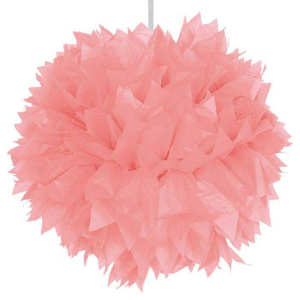 Pompon Roze 30cm