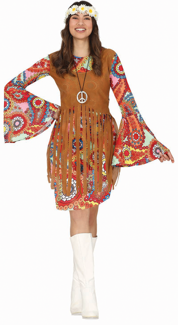 Hippie 60S Jurk Dames