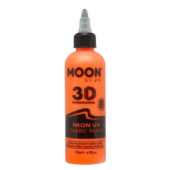 Moon Glow Neon UV textielverf Intense Orange 125ml