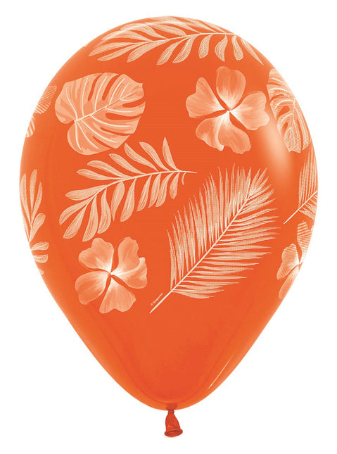 Ballonnen Tropical Paradise Mix 30cm 25st