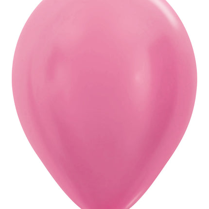 Ballonnen Pearl Fuchsia 30cm 12st